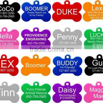 Pet ID Tags Dog Cat Aluminum