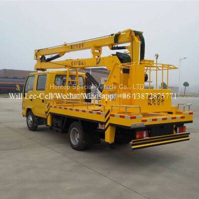 ISUZU 100P 600P 14M Aerial Work Platform Manlift Vehicle Folding Arm Bucket Truck photo-4