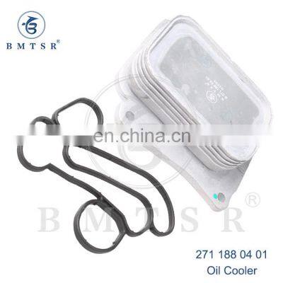 BMTSR Auto Parts Engine Cooling Oil Cooler With GASKET For W203 W204 W211 M271 OEM 2711880401 271 188 04 01