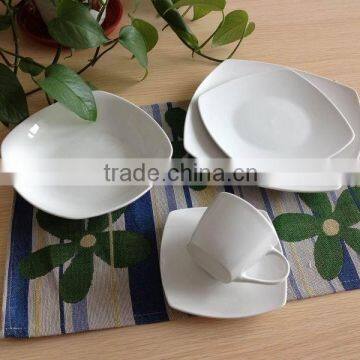 high quality square dinner set,ceramic dinner ware,porcelain ware