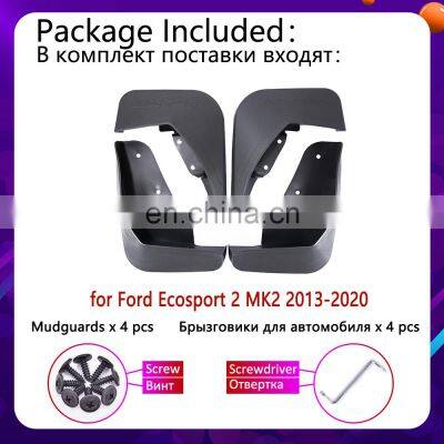 4 PCS for Ford Ecosport 2 MK2 2013 2014 2015 2016 2017 2018 2019 2020 Mudguards Mudflaps Fender Guards Splash Flaps Accessories photo-3