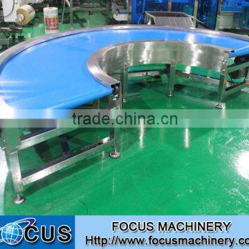 180 degree turning conveyor/PVC belt conveyor price