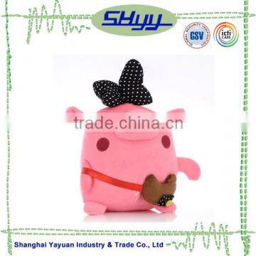 Fashionable Round Shape Walking Plush Pig Toy