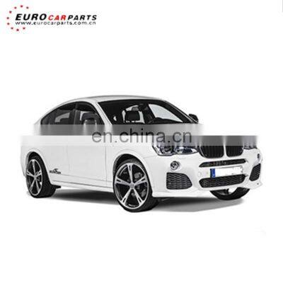 X4 F26 M-TE style body kit fit for X4 F26 after 2014year front bumper rear bumper side skirts over fenders front grille exhaust