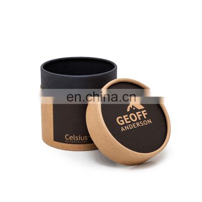 Bio-friendly Accessory Box Custom Kraft Paper Tube Brown Cardboard Tube Packaging