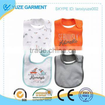 lovely baby bibs with eco-friendly cotton fabric