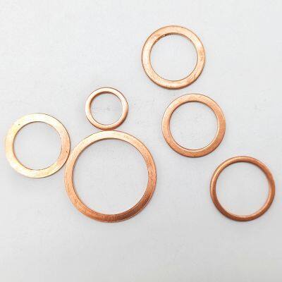 Copper Washer Brass Flat Washer 12MM*18mm*1mm Solid Washer Flat photo-4