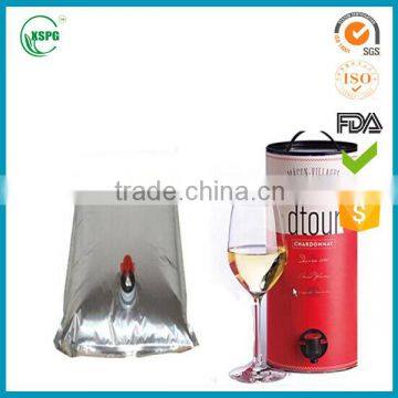 aluminum foil bag in box plastic bag for wine / water / juice / beverage