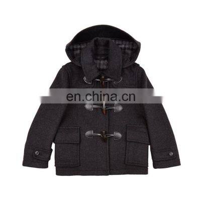 Girls Kids Cashmere Cardigans Coat with Button