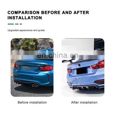 Custom Car Accessories Auto Parts Real Carbon Fiber Spoiler Tail Wing Rear Trunk Lid Spoiler Wing Tail For BMW General Sedan