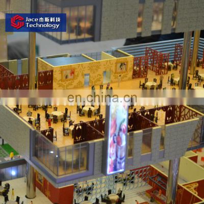 Professional interior design service for buildings commercial shopping mall scale model