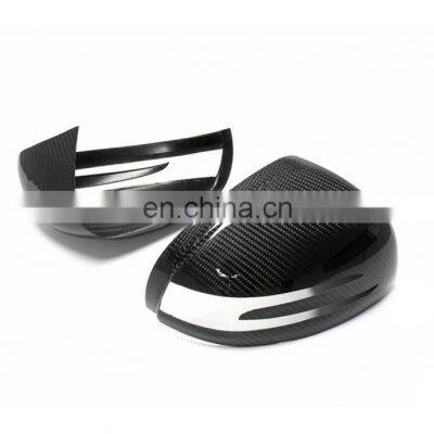 Carbon Fiber Rear Review Mirror Cover for Mercedes Benz SLK SLC AMG GT 2012-2018 photo-4