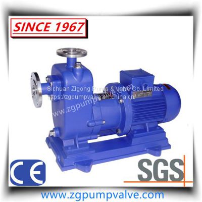 Horizontal Seal Less Magnetic Driving Centrifugal Chemical Self-Priming Pump