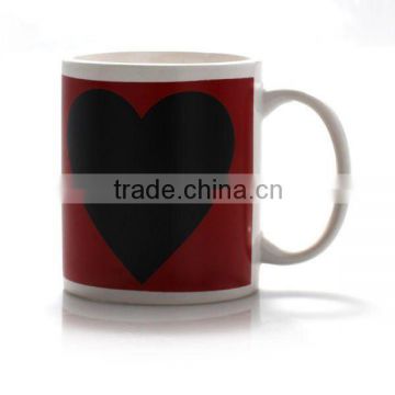 Ceramic heat sensitive color changing magic mug