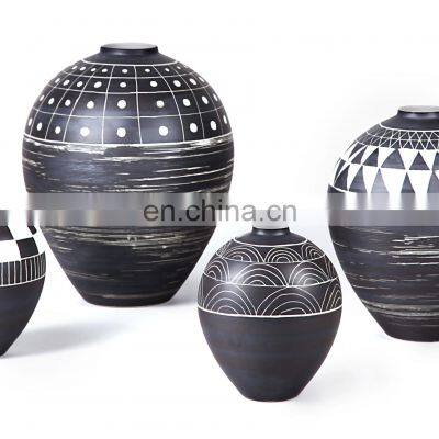 Large Chinese Antique Porcelain Traditional Ceramic Vase for Home Living Room Decor