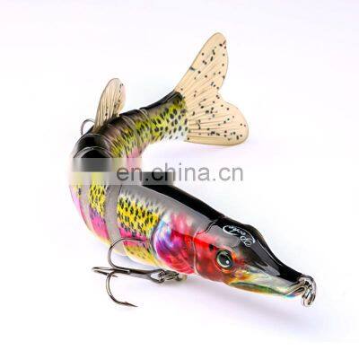 6 Colors 20cm 71g Hot Sale High Quality Hard Plastic Multi-Joint Minnow for Freshwater Saltwater photo-5