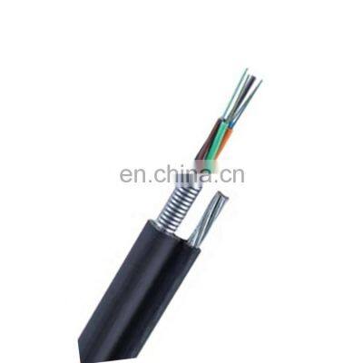self supporting figure 8 cable HDPE/MDPE/LDPE/PE sheath Polymer coated steel tape steel tape