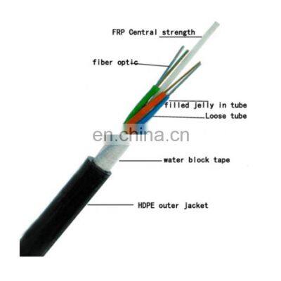 GYFTY FRP 2 4 6 12 24 48 96 Core Single Mode Fiber Optic Cable For Underground cable ducting