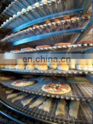 Iqf Conveyor Double Spiral Blast Freezers Machine Manufacturers For Freezer Shrimp photo-5