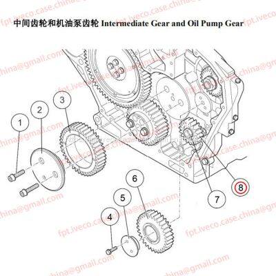 MAN D0836 Oil Pump Gear 05201-0083