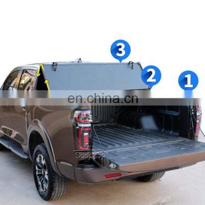 high quality car accessories hard tri-fold tonneau cover for great wall poer/ wingle 6