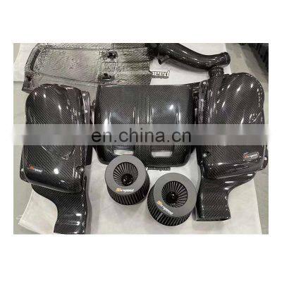 High Quality High Strength Perfect Fitment Aerodynamic Carbon Fiber Air Engine Intake Cold Air Intake Kit For BENZ AMG GT 4.0T