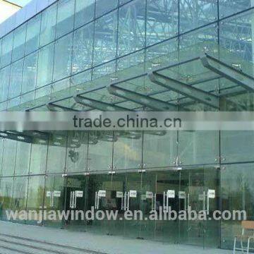 Foshan factory latest design curtain wall for hotel