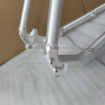 Road Bicycle Frame Aluminum Alloy Mountain Bike Frame Barrel Shaft Bicycle Frame With Alloy 6061 TIG Welding photo-3