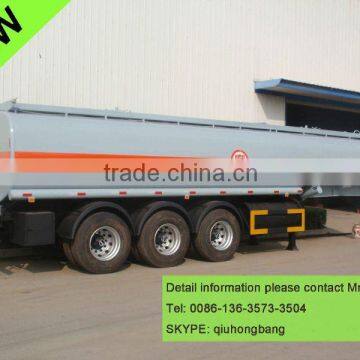 China Carbon Steel 40000-60000L 3 Axles Oil/fuel Semi Trailers 0086-13635733504