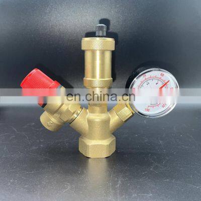 Factory Wholesale Excellent Quality Ball Customized Pressure Reducing Valve Air Brass Valve