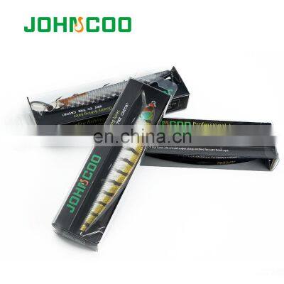 JOHNCOO Minnow Fishing Lure 130mm 20g Hard Bait Long Casting Wobbler Lure Professional Bass Pike Bait Suspend Lure