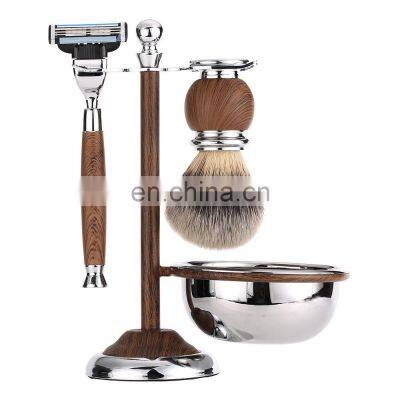 Andor TOP Design Boar Bristles Shaving Brush Set Wholesale Razor With Bowl