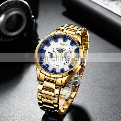 NIBOSI 2020 Mens Watches Top Brand Luxury Sport Waterproof Gold Quartz Watch Men Reloj Fashion Business Clock Relogio Masculino