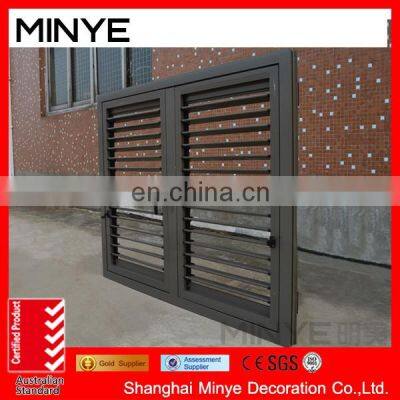 Hot- Sale Aluminum Shutters Casement Window Exterior Shutters for Windows photo-2