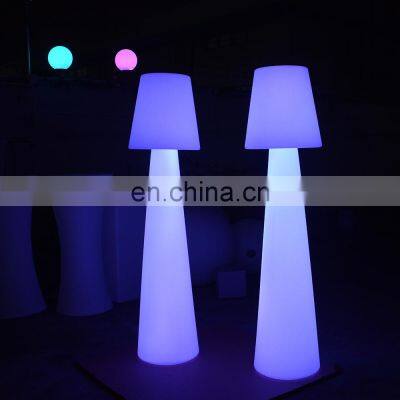 luminous floor /modern solar rechargeable decorative led sunset lamp outdoor garden bar industrial led floor lamp