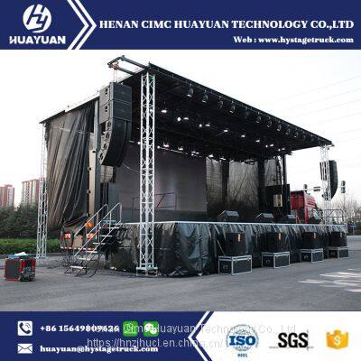 HUAYUAN Mobile Stage Manufacturer S455 Semi Trailer Stage for Outdoor Event photo-5