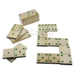 Jumbo Yard Toppling Wood Domino Game Set for Indoor Outdoor Garden Backyard Lawn