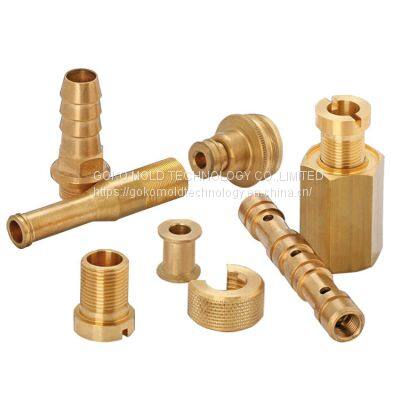 Custom CNC Manufacture Precision Machining Turned Copper Brass Fasteners photo-4