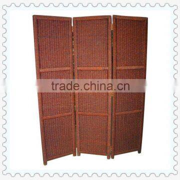 Antque Decorative 3 Panel Folding Screen