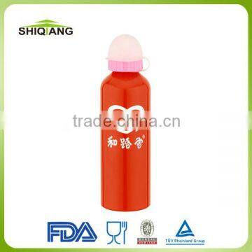 600ml aluminum drink travel sports water bottle with customized logo
