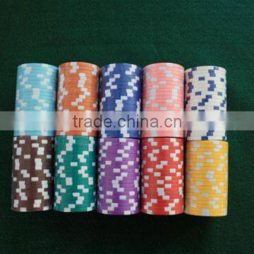 2014 new design poker set .playing card set chips case set,poker chip values