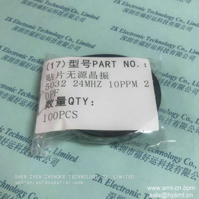 SMD passive crystal oscillator 5032 24MHZ 10PPM 20PF YXC PKG SMD-4 instead ESC INC ECS-240-20-30B-TR