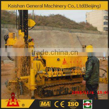 2016 Hydraulic and pneumatic rotary water drilling rigs cheap and portable in China