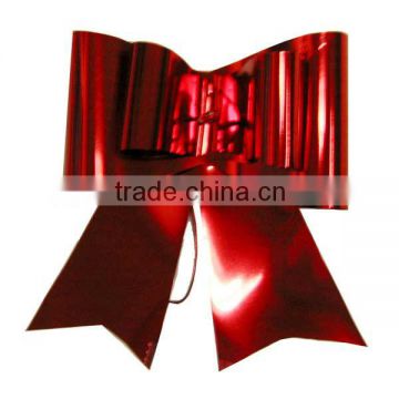 Red Wedding Butterfly Bow\Popular Red Shinny PET Butterfly Bow Ties for Gift Packing or Wedding wrapping or christmas decoration