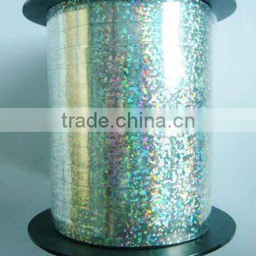 White Metallic Wrapping Ribbon, Single Color Ribbon for Easter/Decorative Christmas Tape, 16mm Grosgrain Ribbon,plastic Ribbon t photo-2