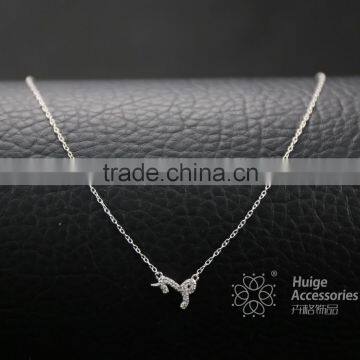 [Capricorn]High quality capricorn charm necklace 925 sterling silver