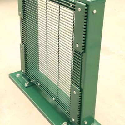 Modular Fence System with Concrete Footings for Coastal Wind Resistance