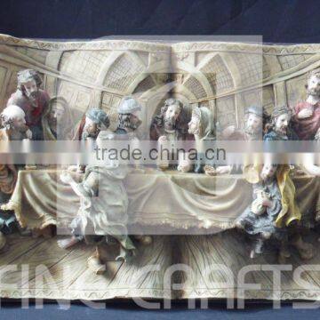 Polyresin Crafts With the Last Supper
