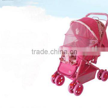 Travel system baby stroller with reversible handle