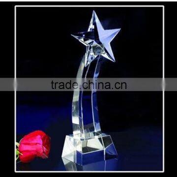 Best promotion star crystal trophy for souvenir